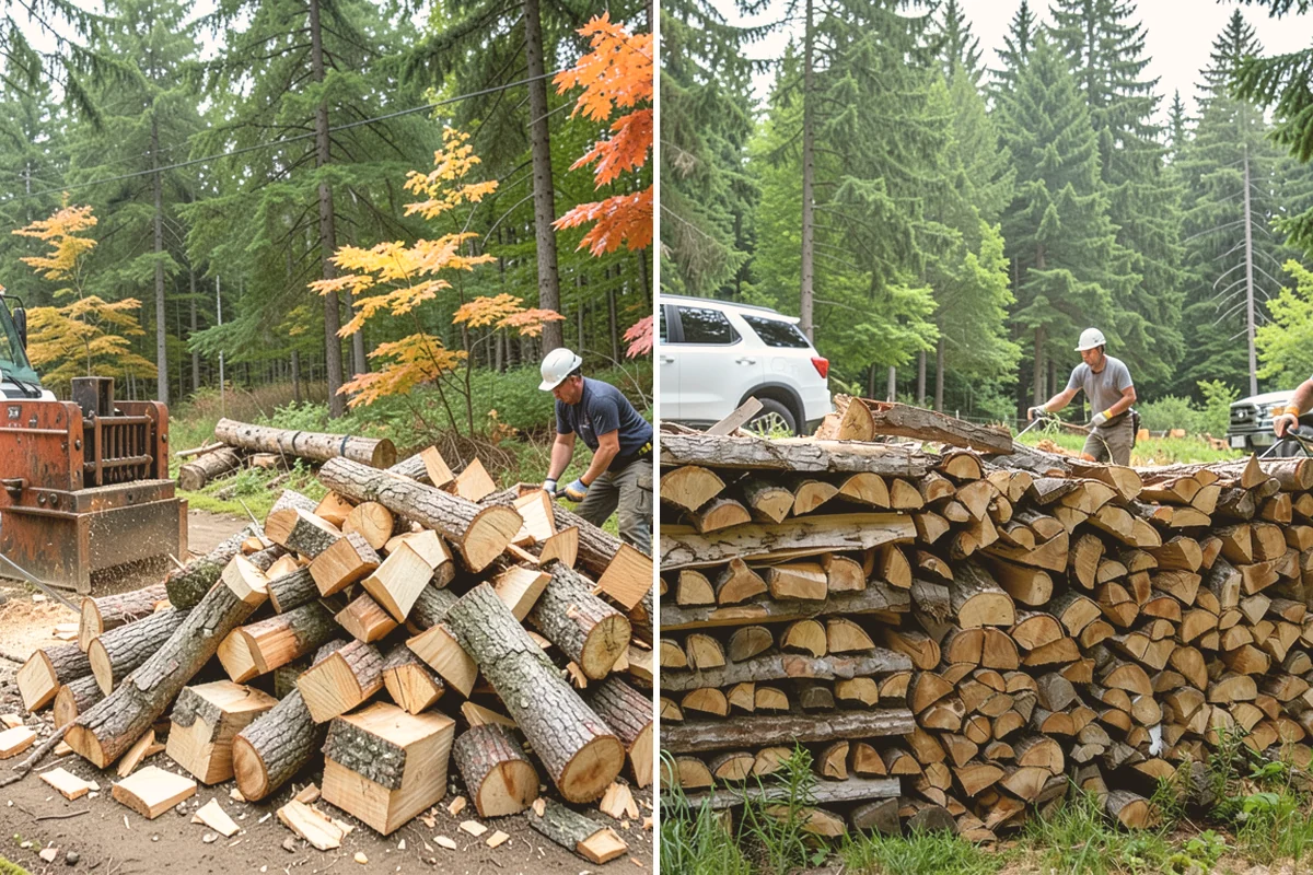 Large Split Firewood in Eatonville, WA - Confirm your appliance size and volume