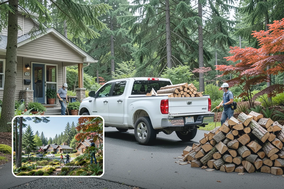 Large Split Firewood in Edgewood, WA - Generous width burns slowly