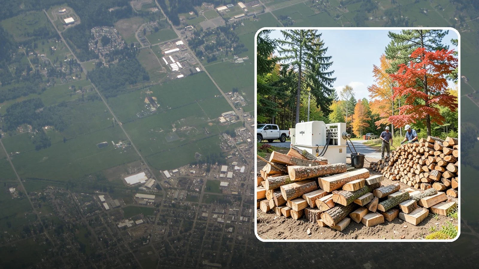 Large Split Firewood in Enumclaw, King County, WA - Firewood split into larger pieces that burn slowly for extended, low-maintenance heat.