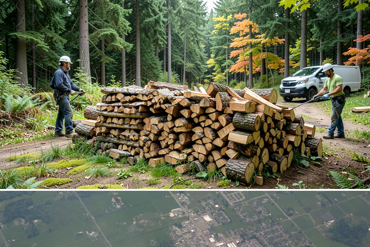 Large Split Firewood in Enumclaw, King County, WA - Order large splits by early fall so they finish seasoning before heavy winter use.