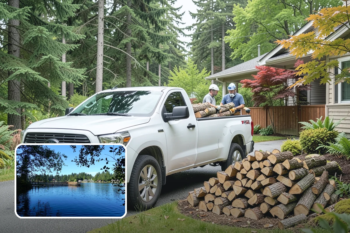 Large Split Firewood in Federal Way, King County, WA - Generous width burns slowly