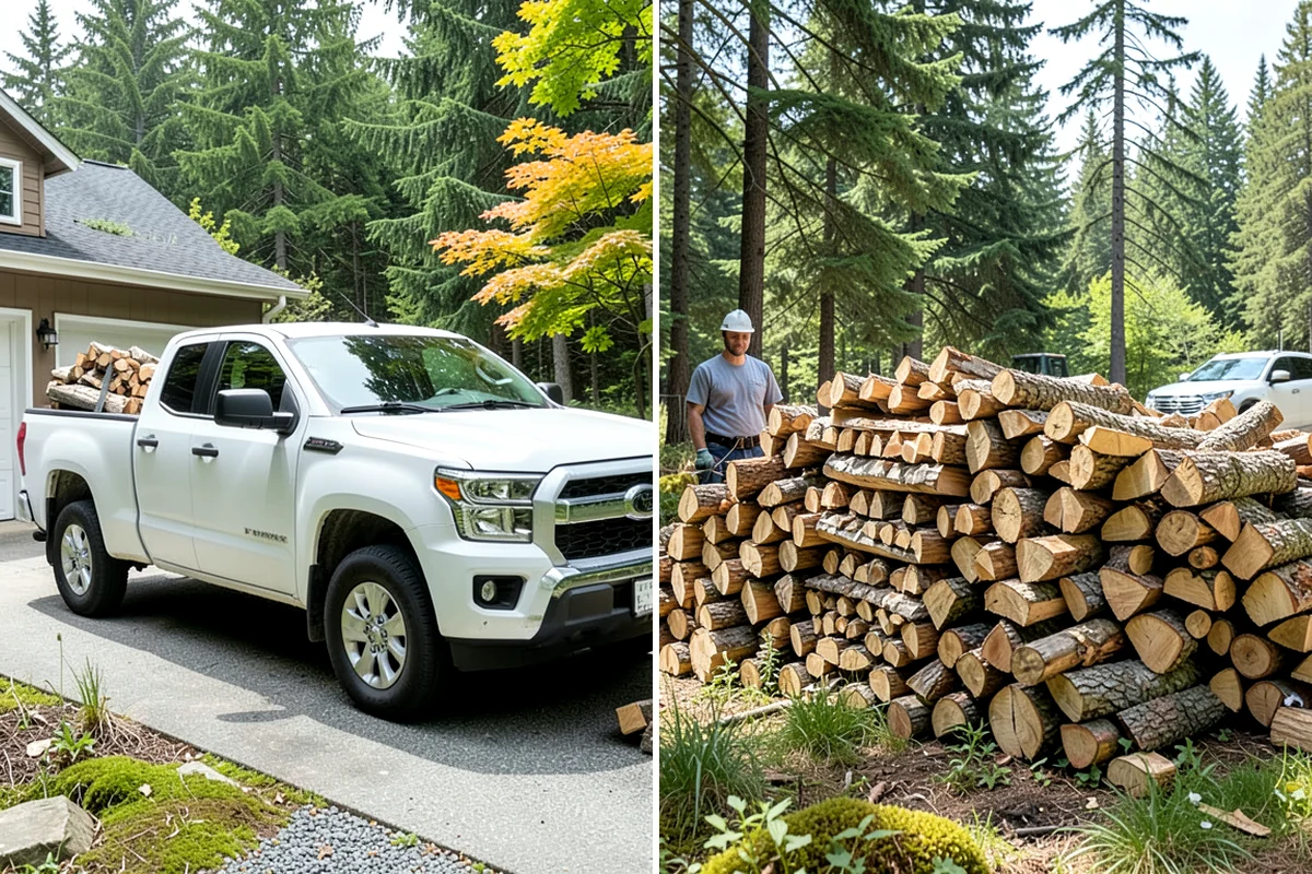 Large Split Firewood in Fircrest, Pierce County, WA - Confirm your appliance size and volume