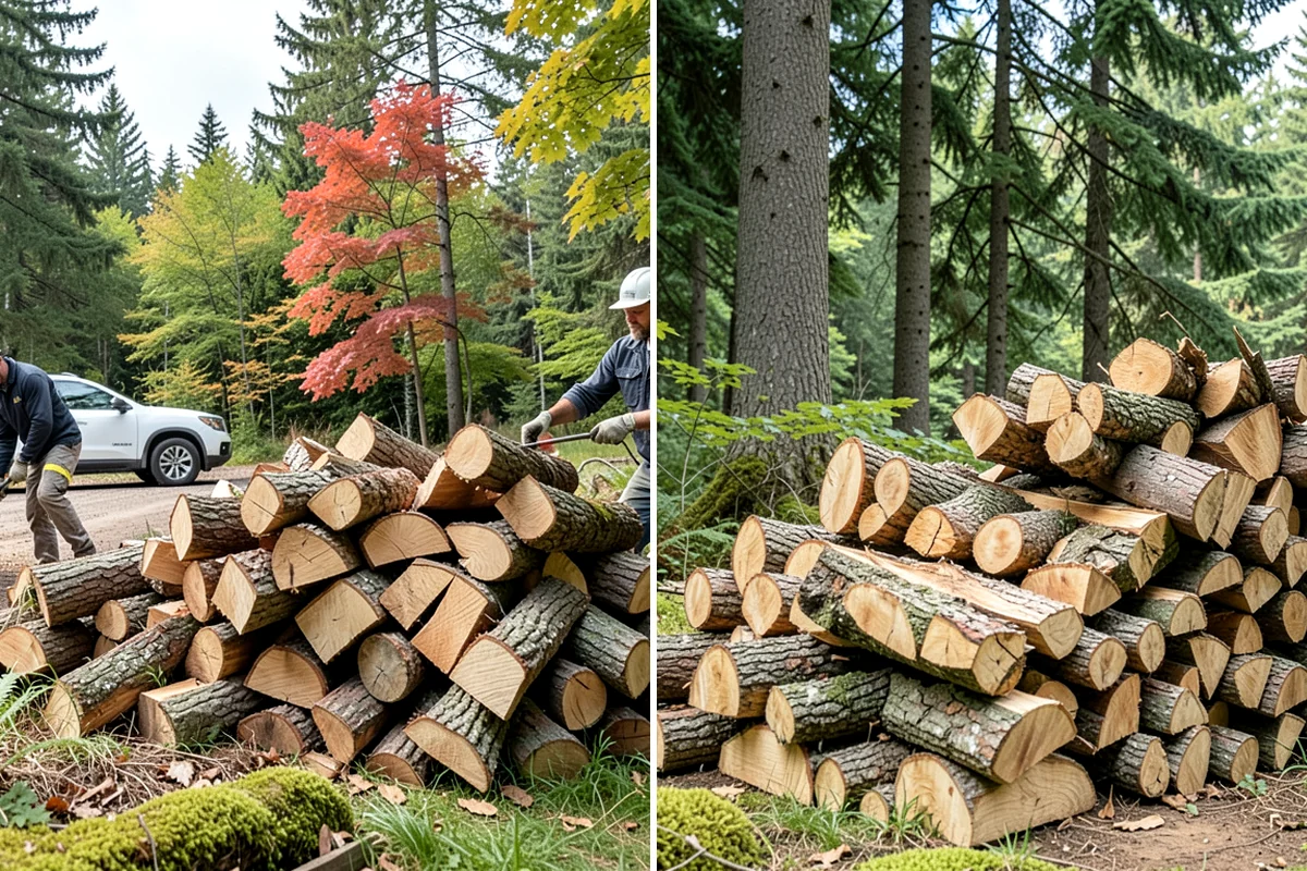 Large Split Firewood in Gig Harbor, Pierce County, WA - Confirm your appliance size and volume
