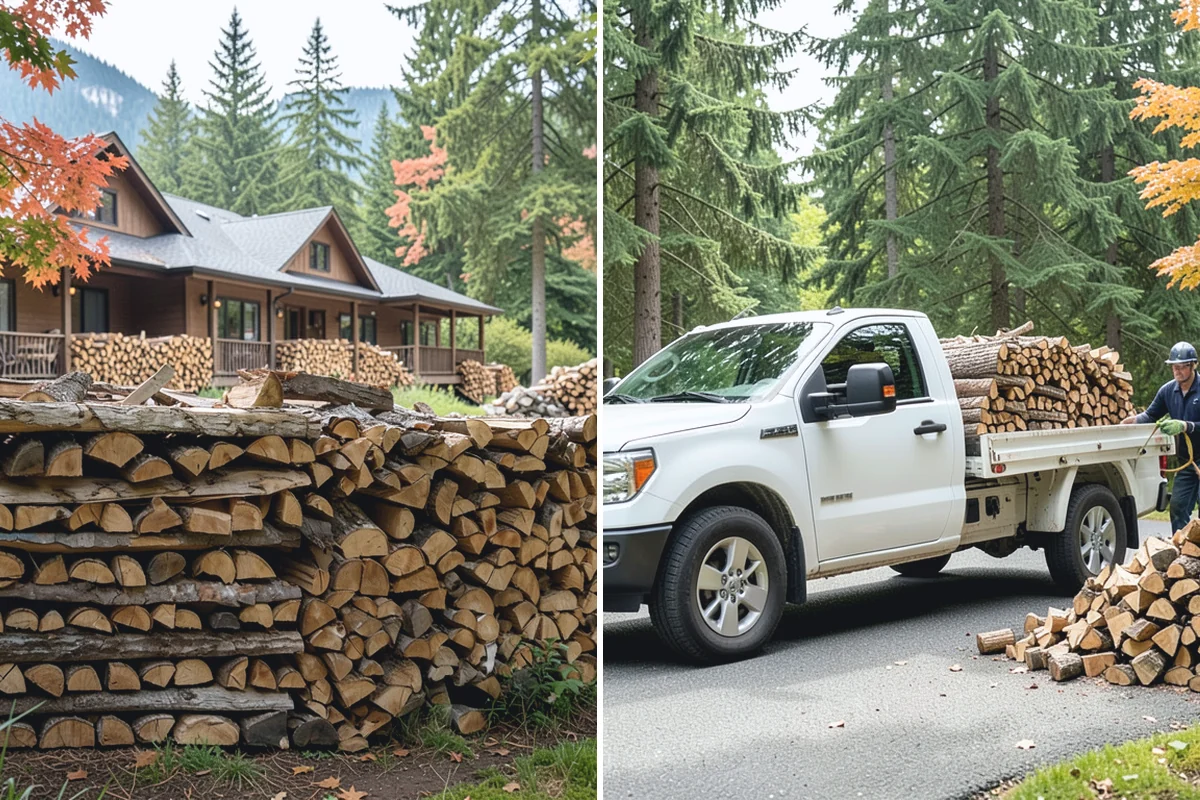 Large Split Firewood in Granite Falls, Snohomish County, WA - Confirm your appliance size and volume