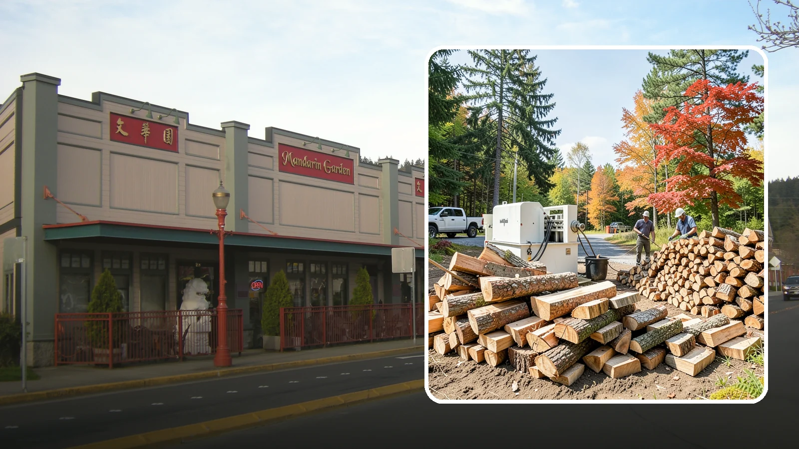 Large Split Firewood in Issaquah, King County, WA - Firewood split into larger pieces that burn slowly for extended, low-maintenance heat.