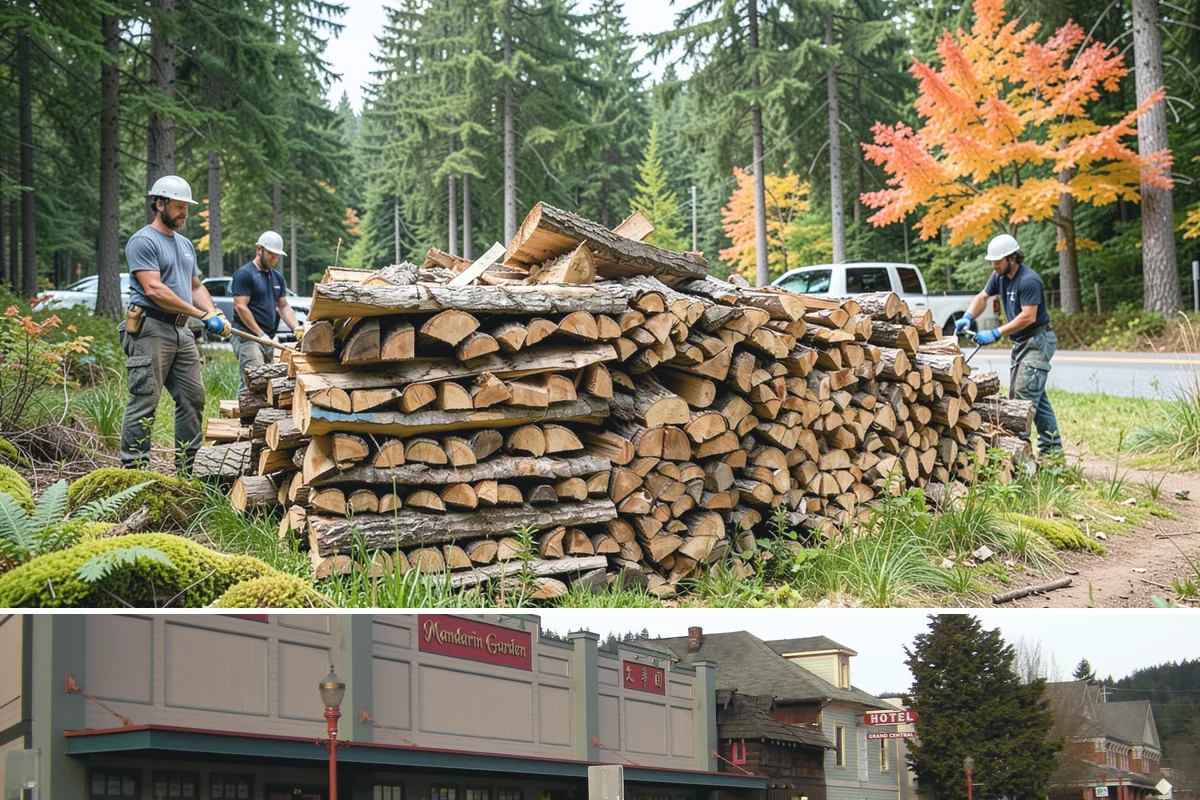 Large Split Firewood in Issaquah, King County, WA - Order large splits by early fall so they finish seasoning before heavy winter use.