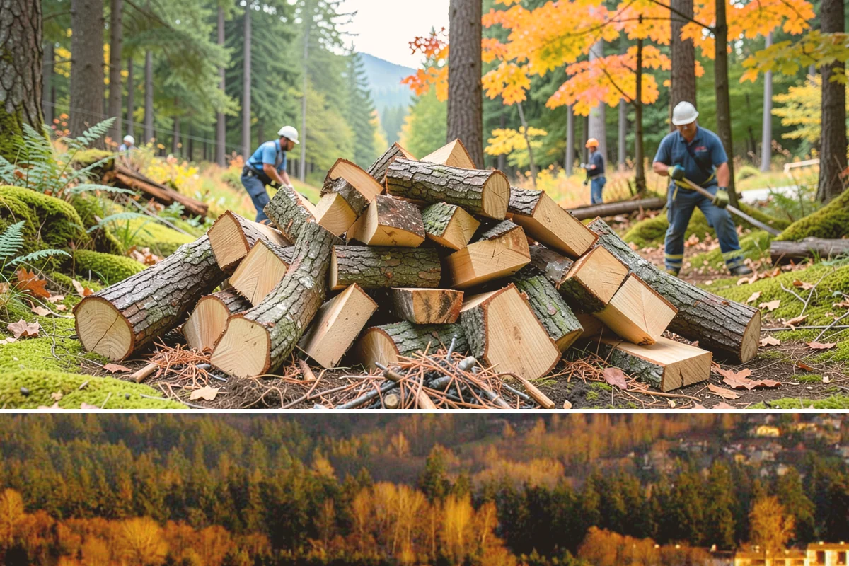 Large Split Firewood in Kenmore, King County, WA - Order large splits by early fall so they finish seasoning before heavy winter use.