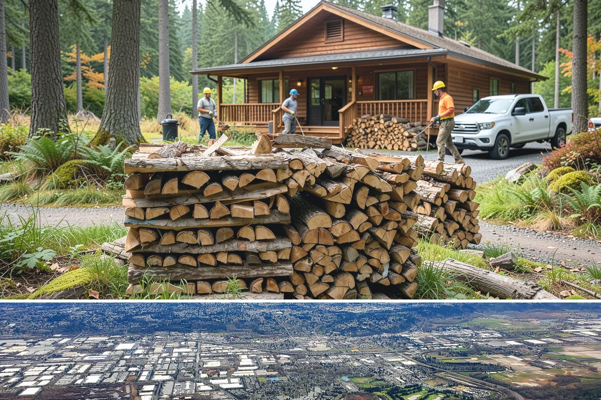 Large Split Firewood in Kent, King County, WA - Order large splits by early fall so they finish seasoning before heavy winter use.