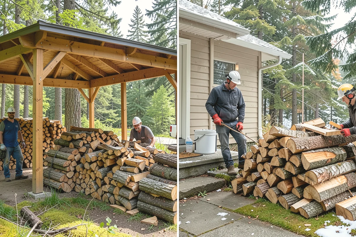 Large Split Firewood in La Conner, Skagit County, WA - Confirm your appliance size and volume