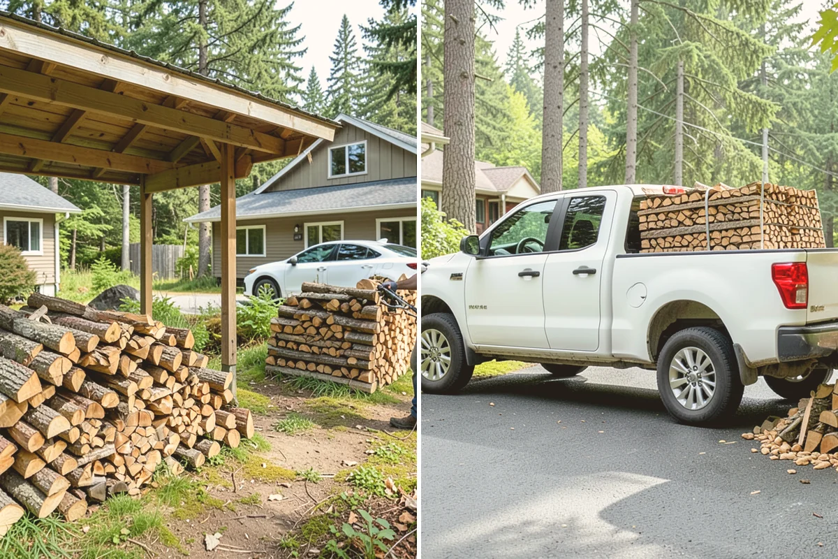 Large Split Firewood in Langley, WA - Confirm your appliance size and volume