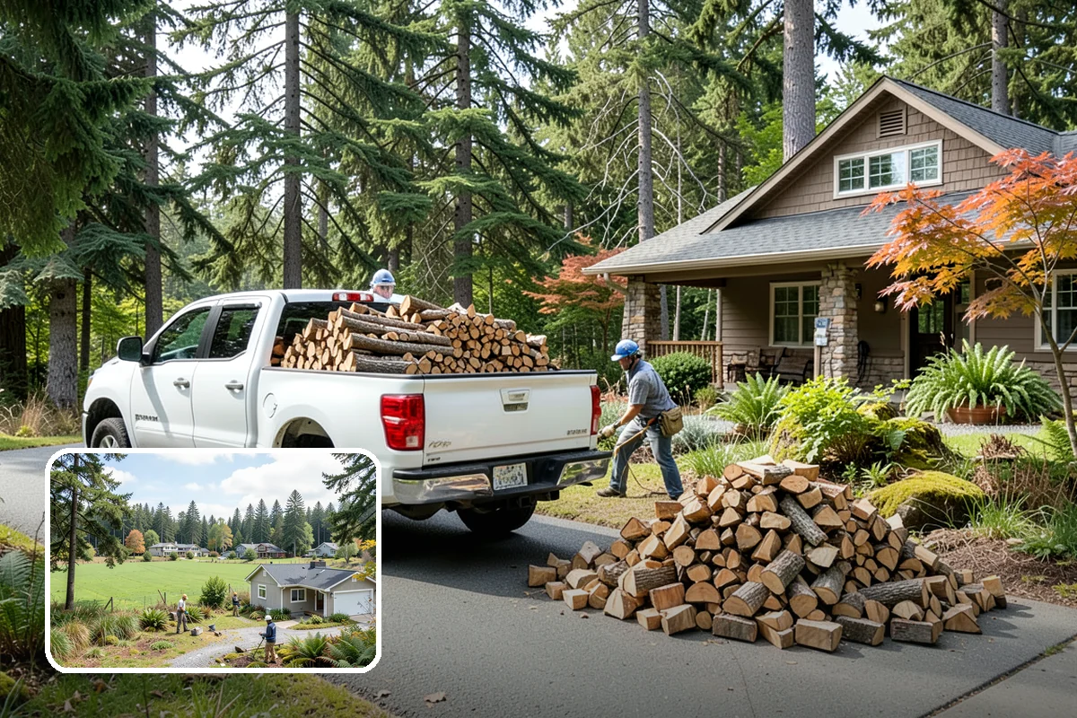 Large Split Firewood in Lyman, Skagit County, WA - Generous width burns slowly
