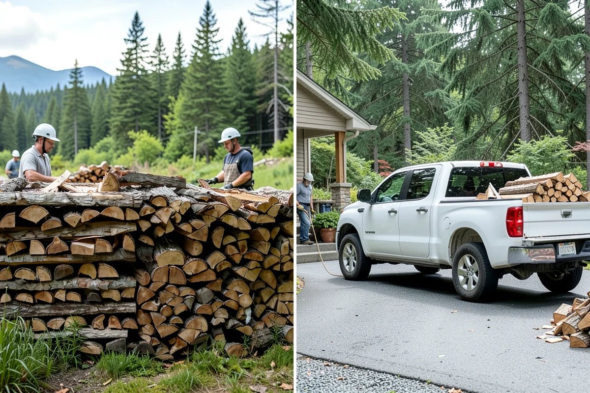 Large Split Firewood in Lyman, Skagit County, WA - Confirm your appliance size and volume