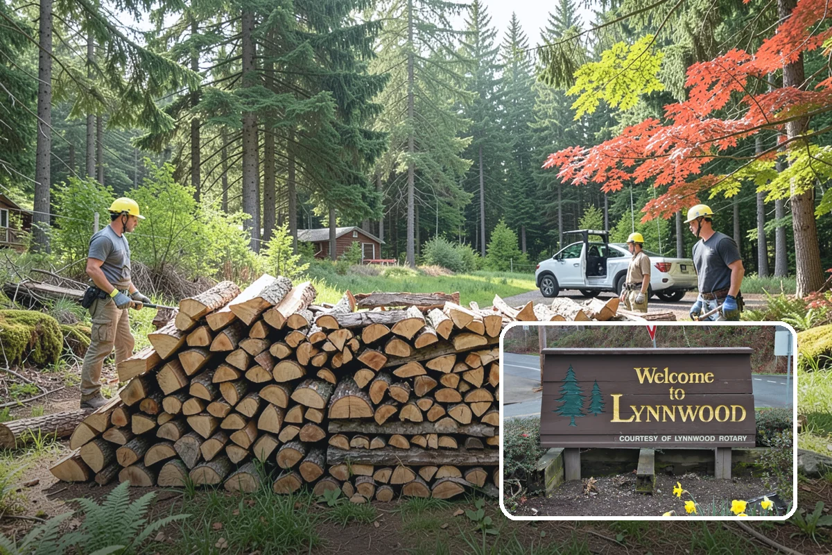 Large Split Firewood in Lynnwood, Snohomish County, WA - Generous width burns slowly