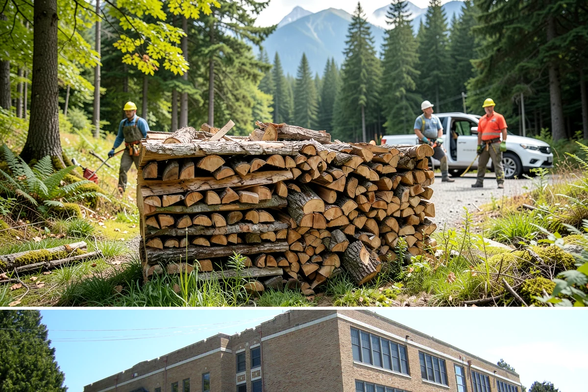 Large Split Firewood in Maple Valley, King County, WA - Order large splits by early fall so they finish seasoning before heavy winter use.