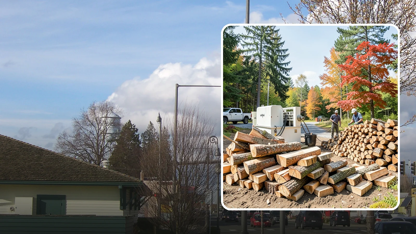 Large Split Firewood in Marysville, Snohomish County, WA - Firewood split into larger pieces that burn slowly for extended, low-maintenance heat.