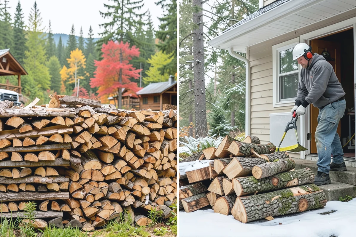 Large Split Firewood in Medina, King County, WA - Confirm your appliance size and volume