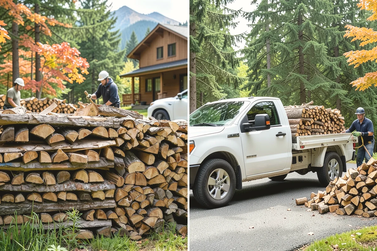 Large Split Firewood in Mercer Island, King County, WA - Confirm your appliance size and volume