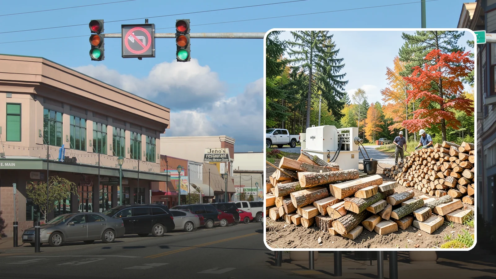 Large Split Firewood in Monroe, Snohomish County, WA - Firewood split into larger pieces that burn slowly for extended, low-maintenance heat.