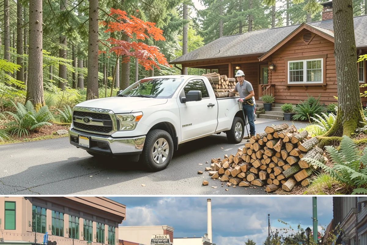 Large Split Firewood in Monroe, Snohomish County, WA - Order large splits by early fall so they finish seasoning before heavy winter use.