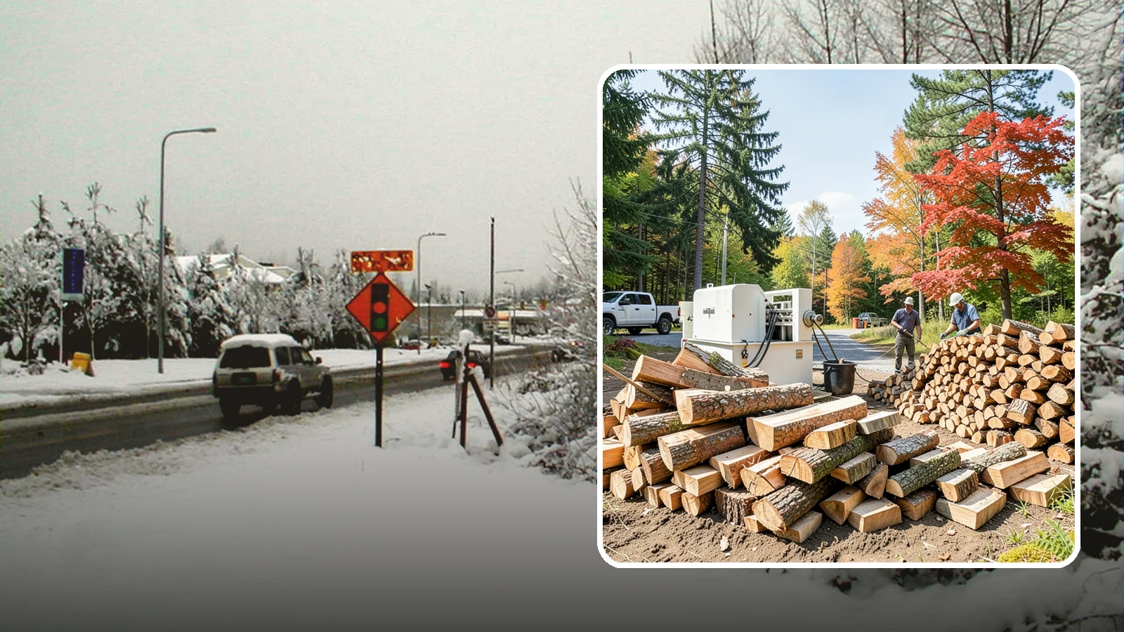 Large Split Firewood in Newcastle, King County, WA - Firewood split into larger pieces that burn slowly for extended, low-maintenance heat.