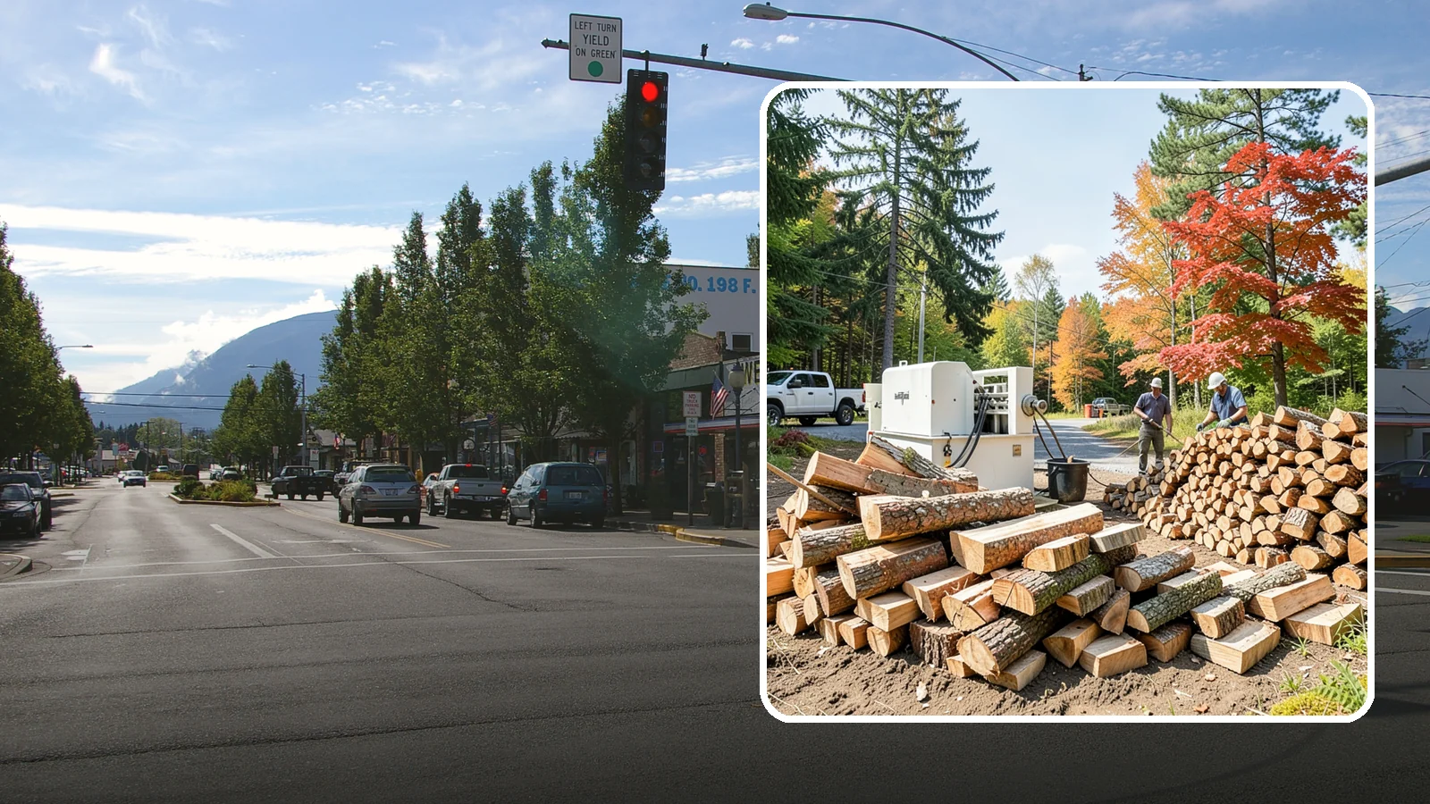 Large Split Firewood in North Bend, King County, WA - Firewood split into larger pieces that burn slowly for extended, low-maintenance heat.