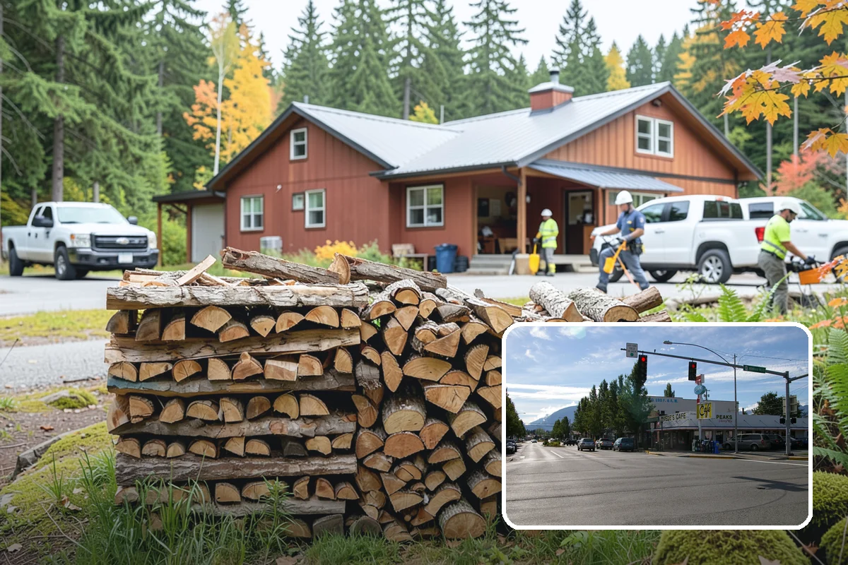 Large Split Firewood in North Bend, King County, WA - Generous width burns slowly