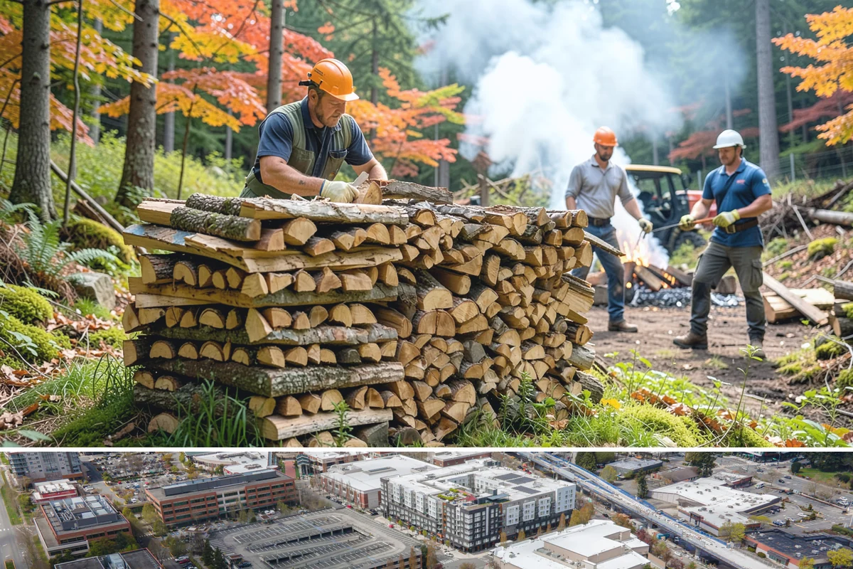 Large Split Firewood in Redmond, King County, WA - Order large splits by early fall so they finish seasoning before heavy winter use.