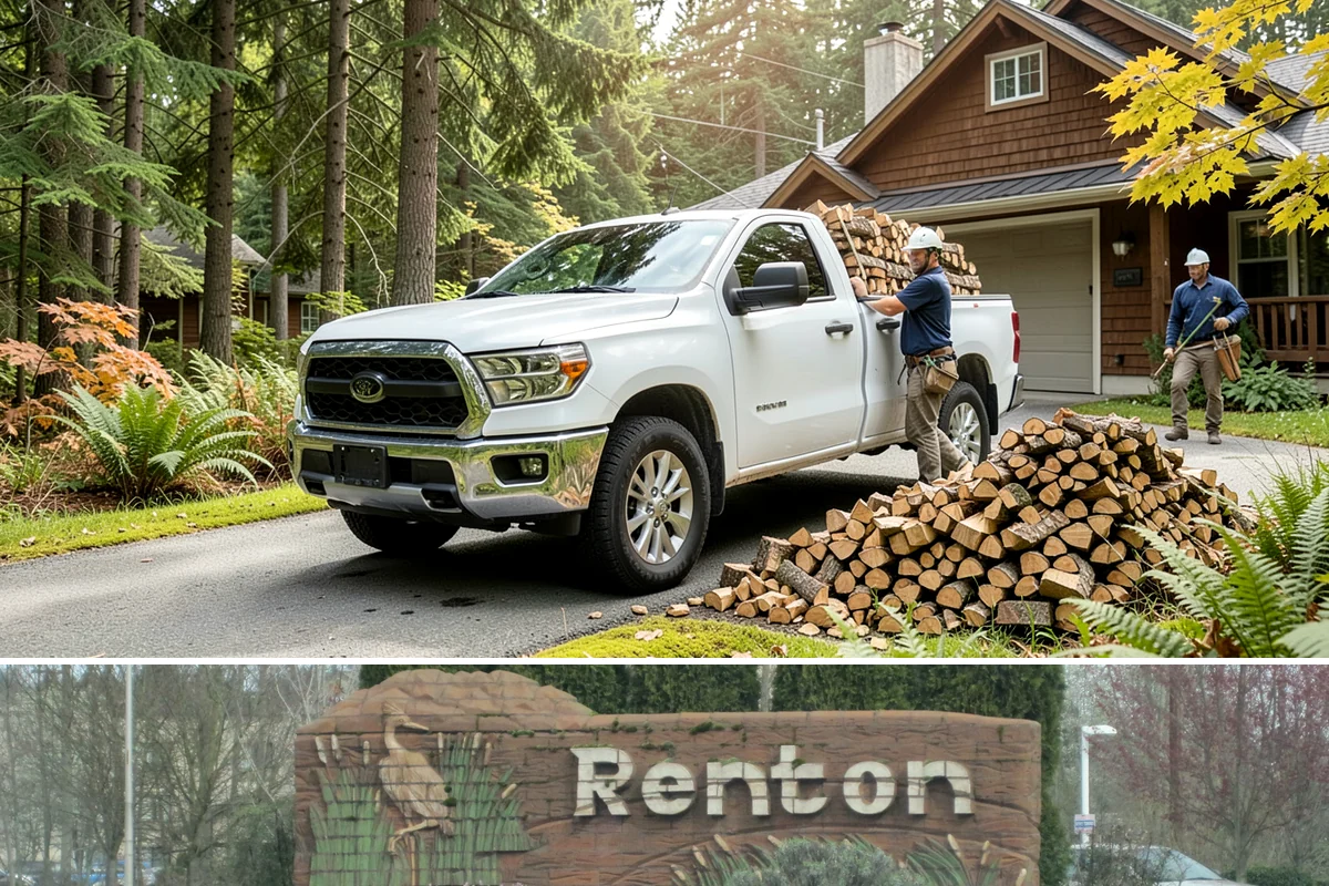 Large Split Firewood in Renton, King County, WA - Order large splits by early fall so they finish seasoning before heavy winter use.