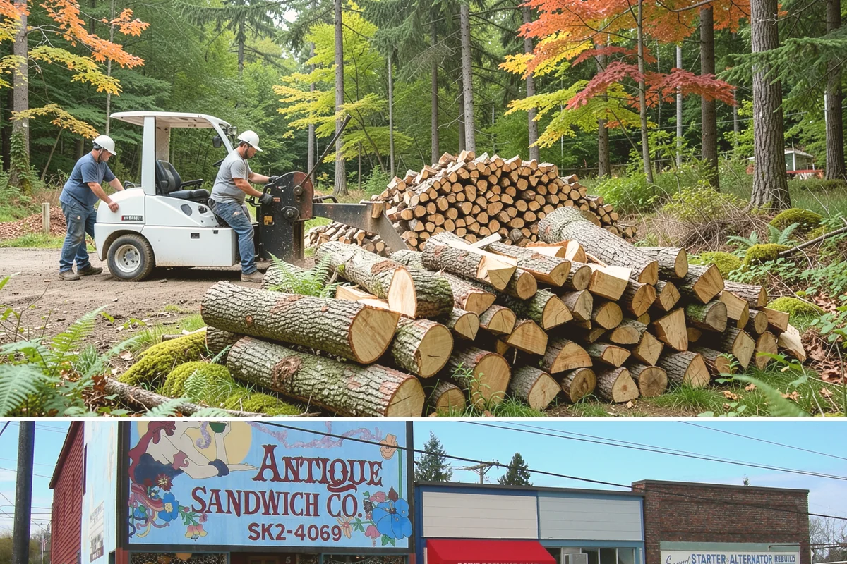 Large Split Firewood in Ruston, Pierce County, WA - Order large splits by early fall so they finish seasoning before heavy winter use.