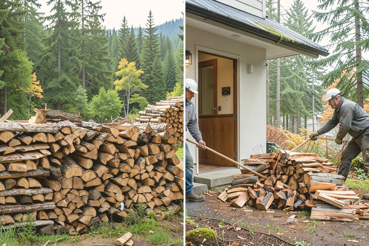 Large Split Firewood in Sammamish, King County, WA - Confirm your appliance size and volume