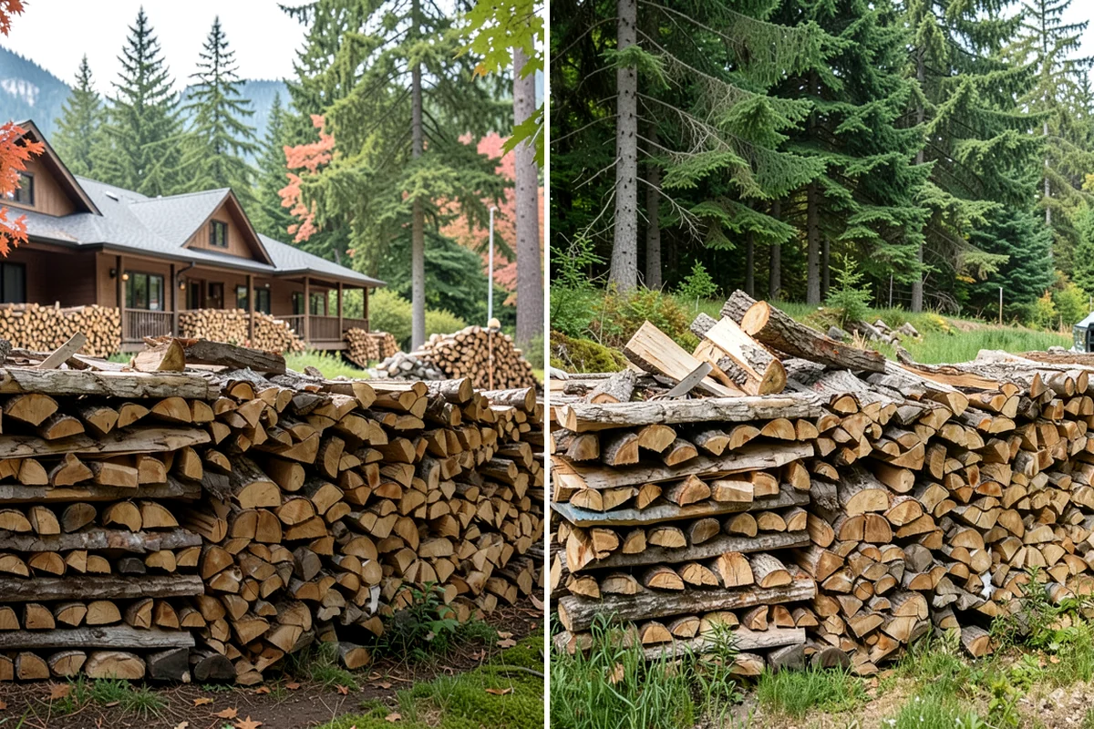 Large Split Firewood in Seattle, King County, WA - Confirm your appliance size and volume