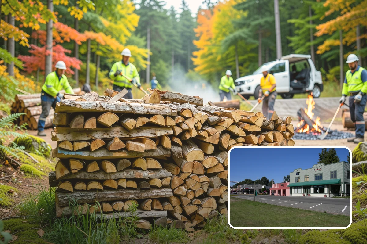 Large Split Firewood in Snoqualmie, King County, WA - Generous width burns slowly