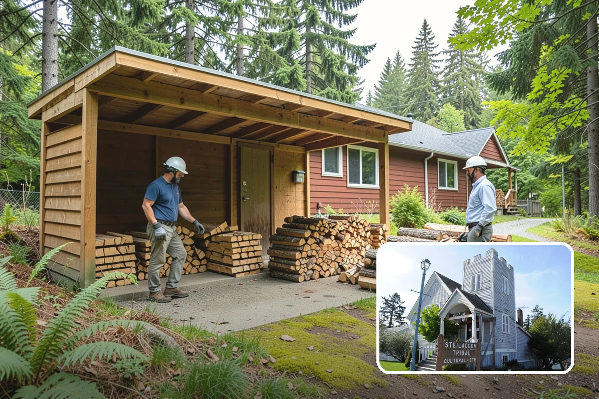 Large Split Firewood in Steilacoom, Pierce County, WA - Generous width burns slowly