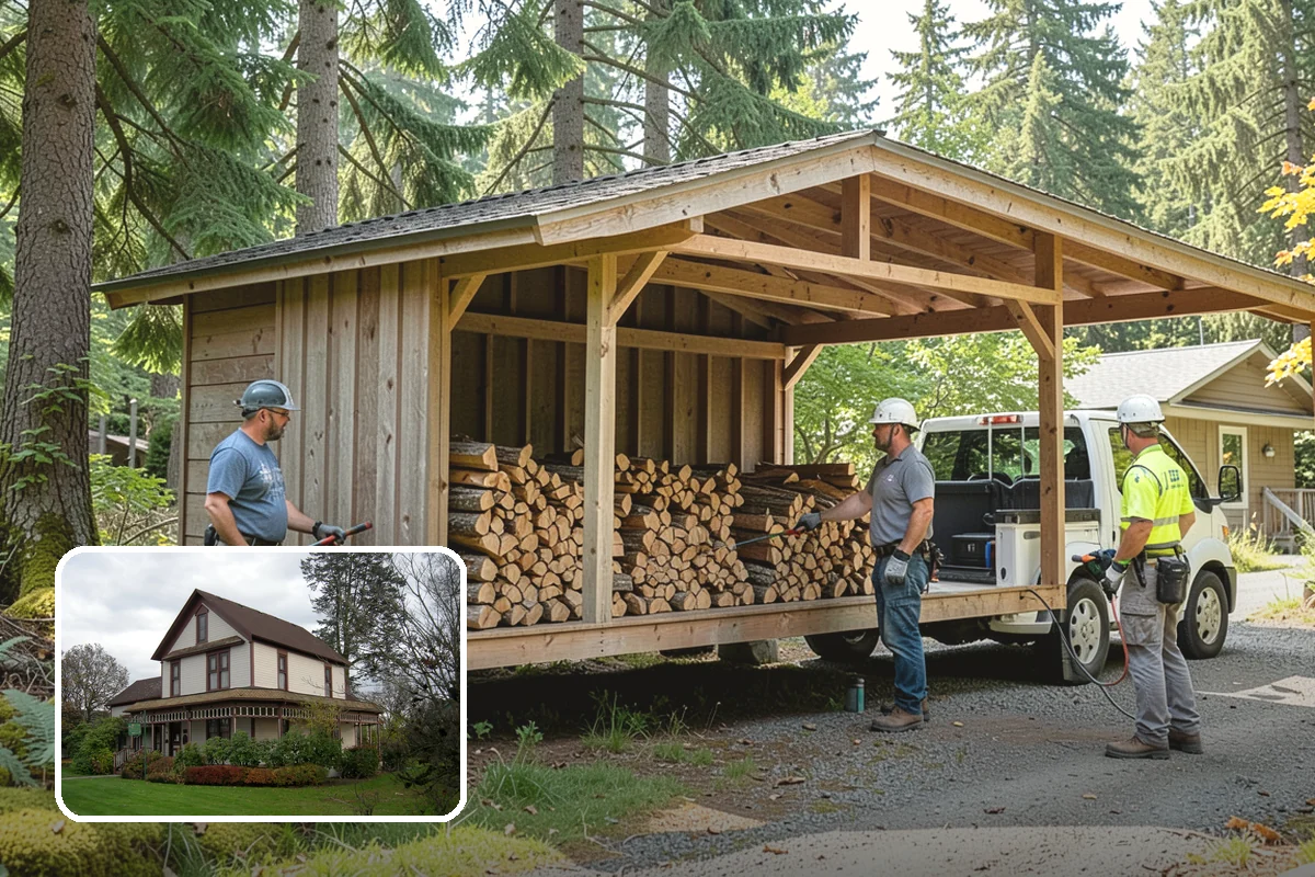 Large Split Firewood in Sumner, Pierce County, WA - Generous width burns slowly