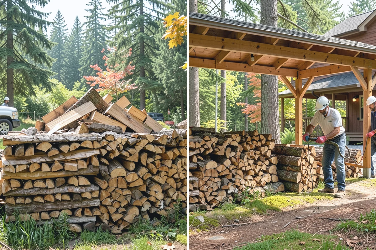 Large Split Firewood in Sumner, Pierce County, WA - Confirm your appliance size and volume