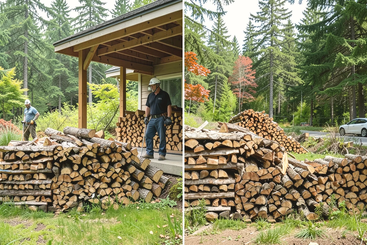 Large Split Firewood in Tacoma, Pierce County, WA - Confirm your appliance size and volume