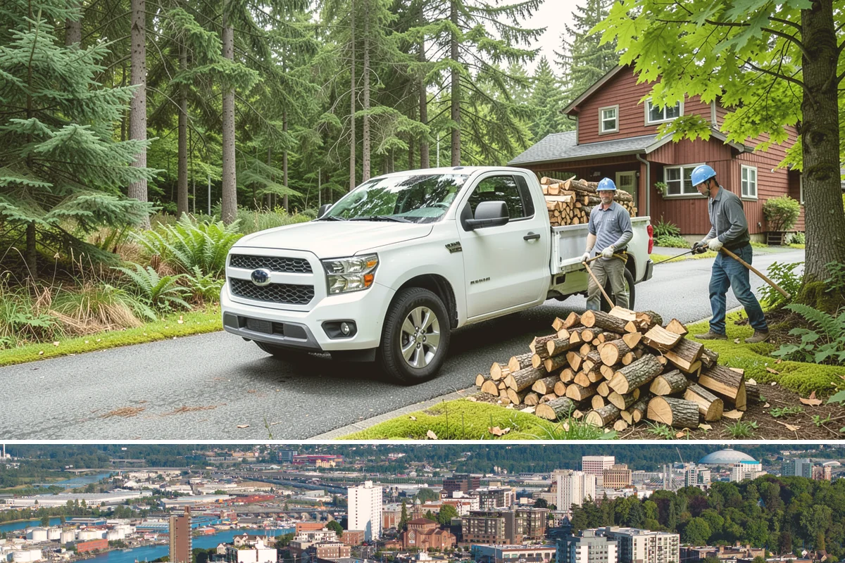 Large Split Firewood in Tacoma, Pierce County, WA - Order large splits by early fall so they finish seasoning before heavy winter use.