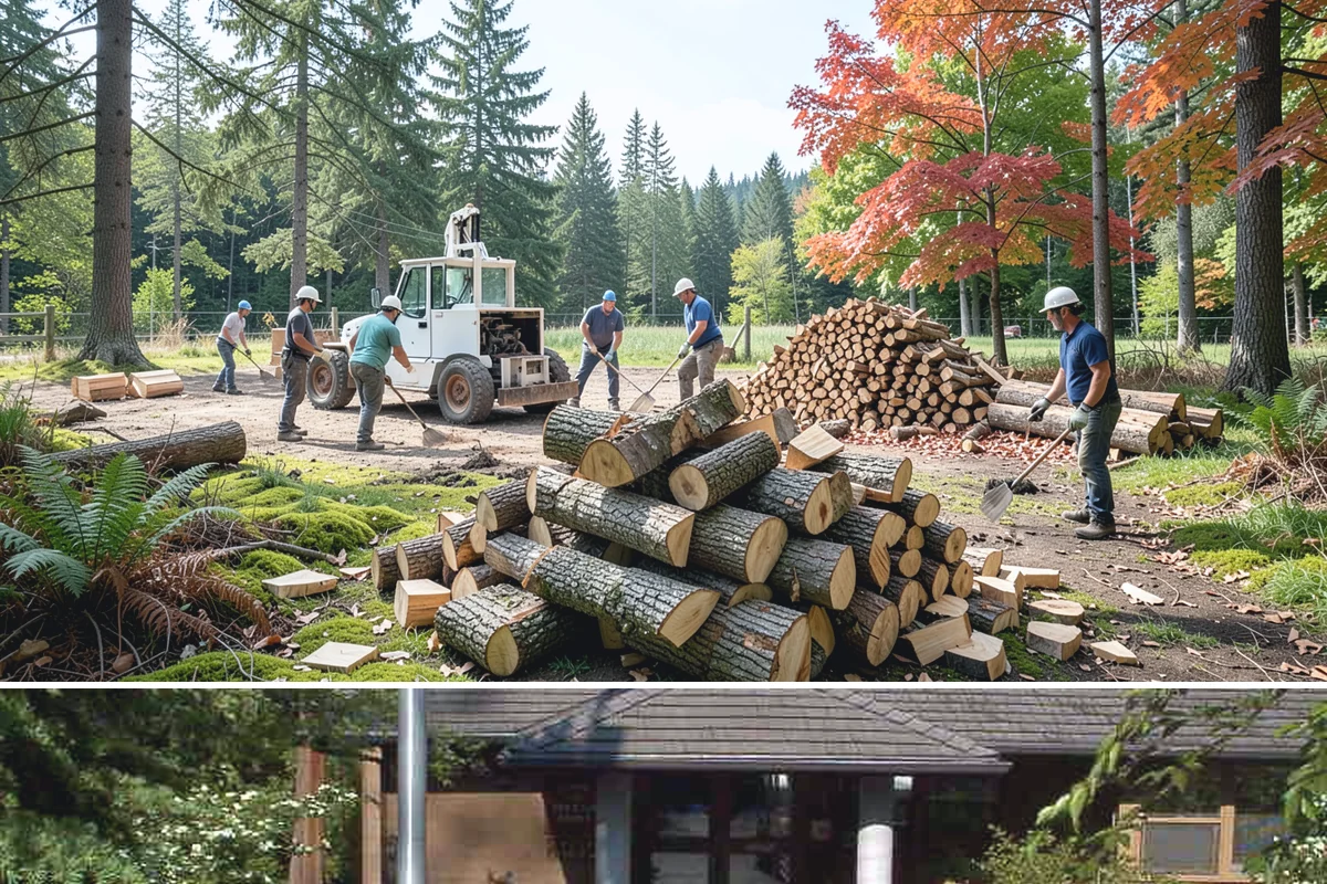 Large Split Firewood in Yarrow Point, King County, WA - Order large splits by early fall so they finish seasoning before heavy winter use.