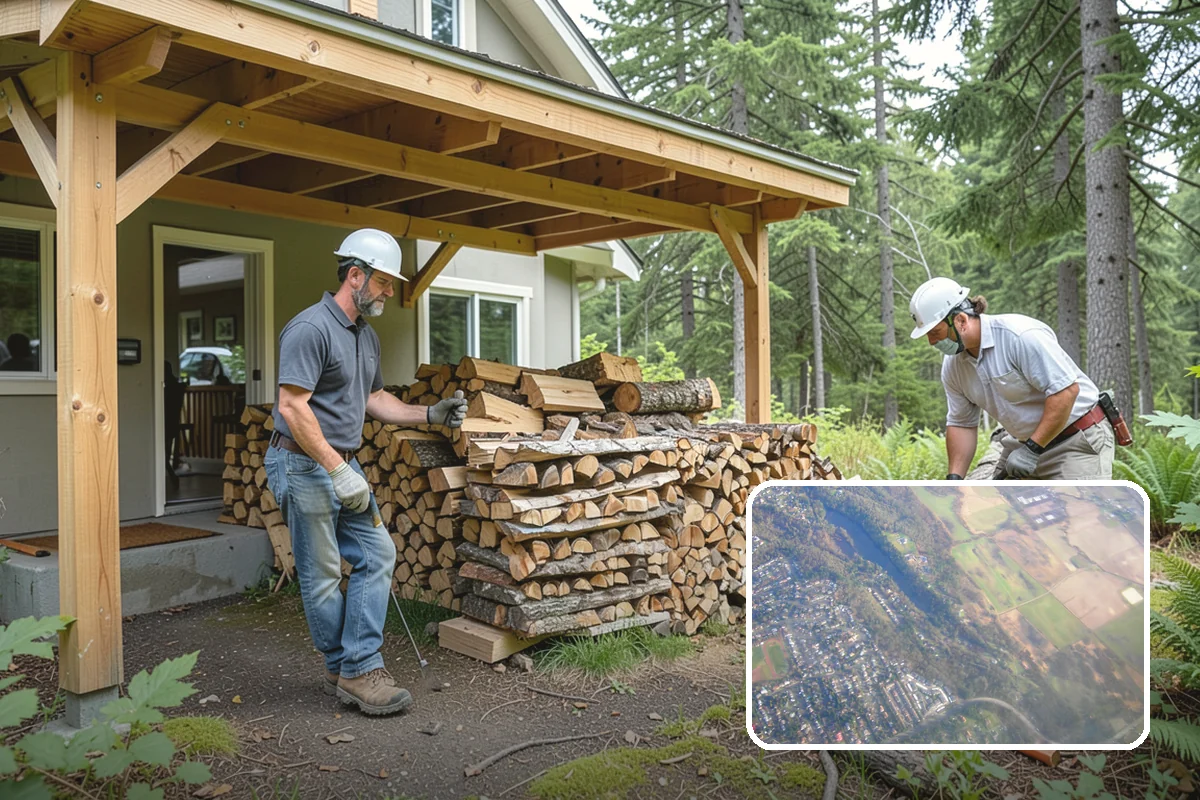 Locally Sourced Firewood in Algona, King County, WA - Keeps the supply chain short and regional