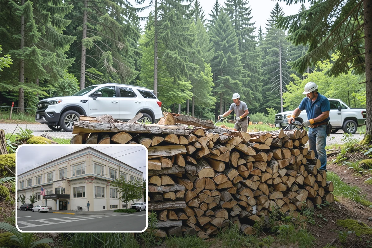 Locally Sourced Firewood in Anacortes, Skagit County, WA - Keeps the supply chain short and regional