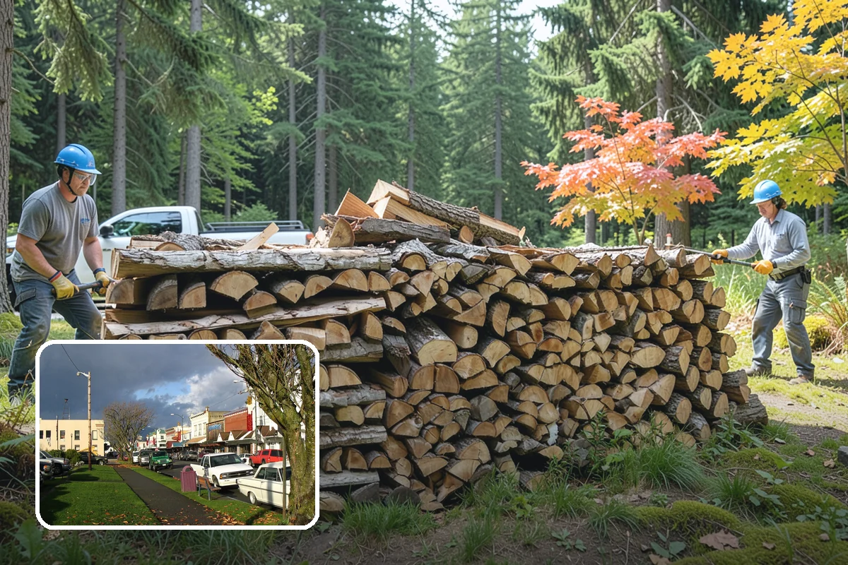 Locally Sourced Firewood in Arlington, Snohomish County, WA - Keeps the supply chain short and regional
