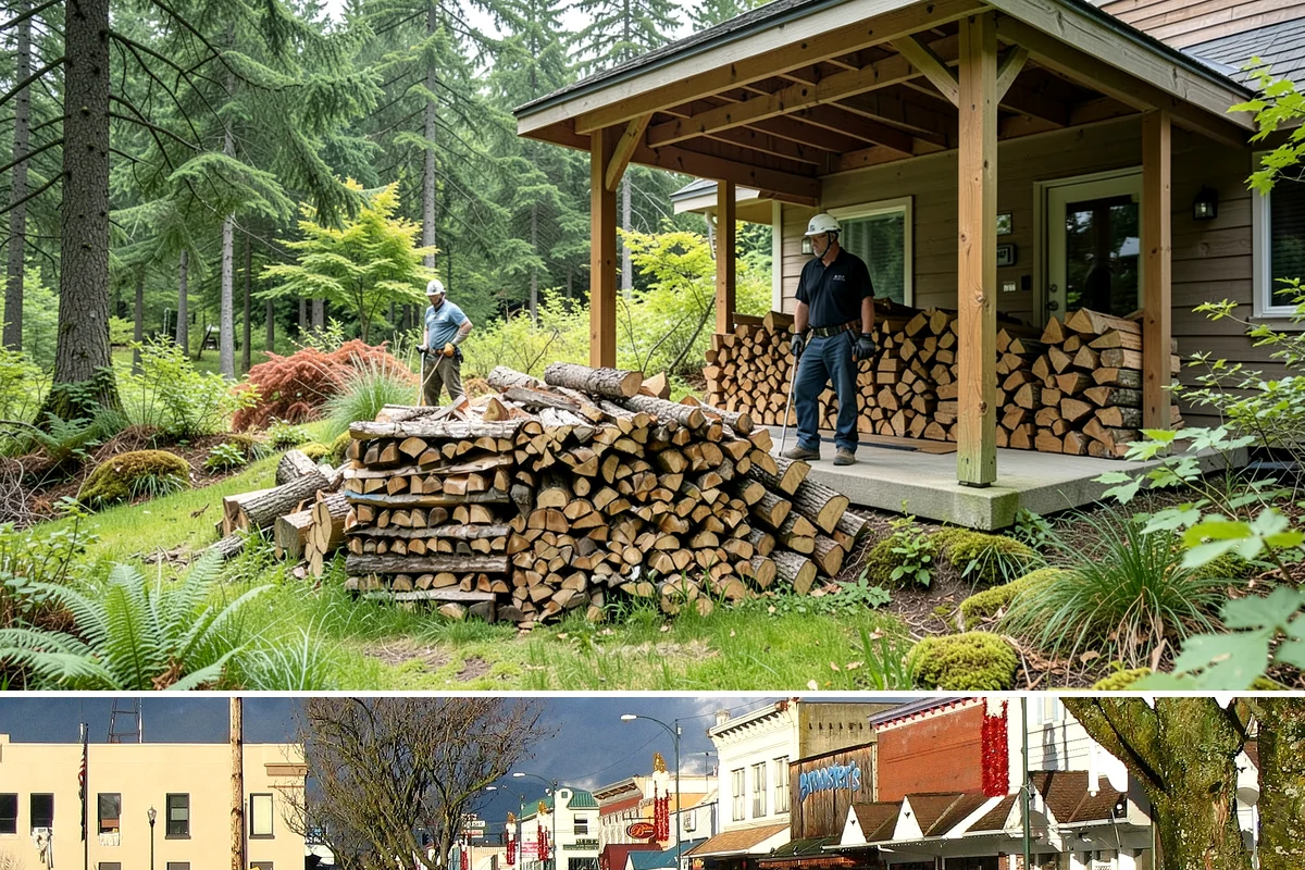 Locally Sourced Firewood in Arlington, Snohomish County, WA - A good choice in any season, with heightened demand as households stock local supply ahead of winter.