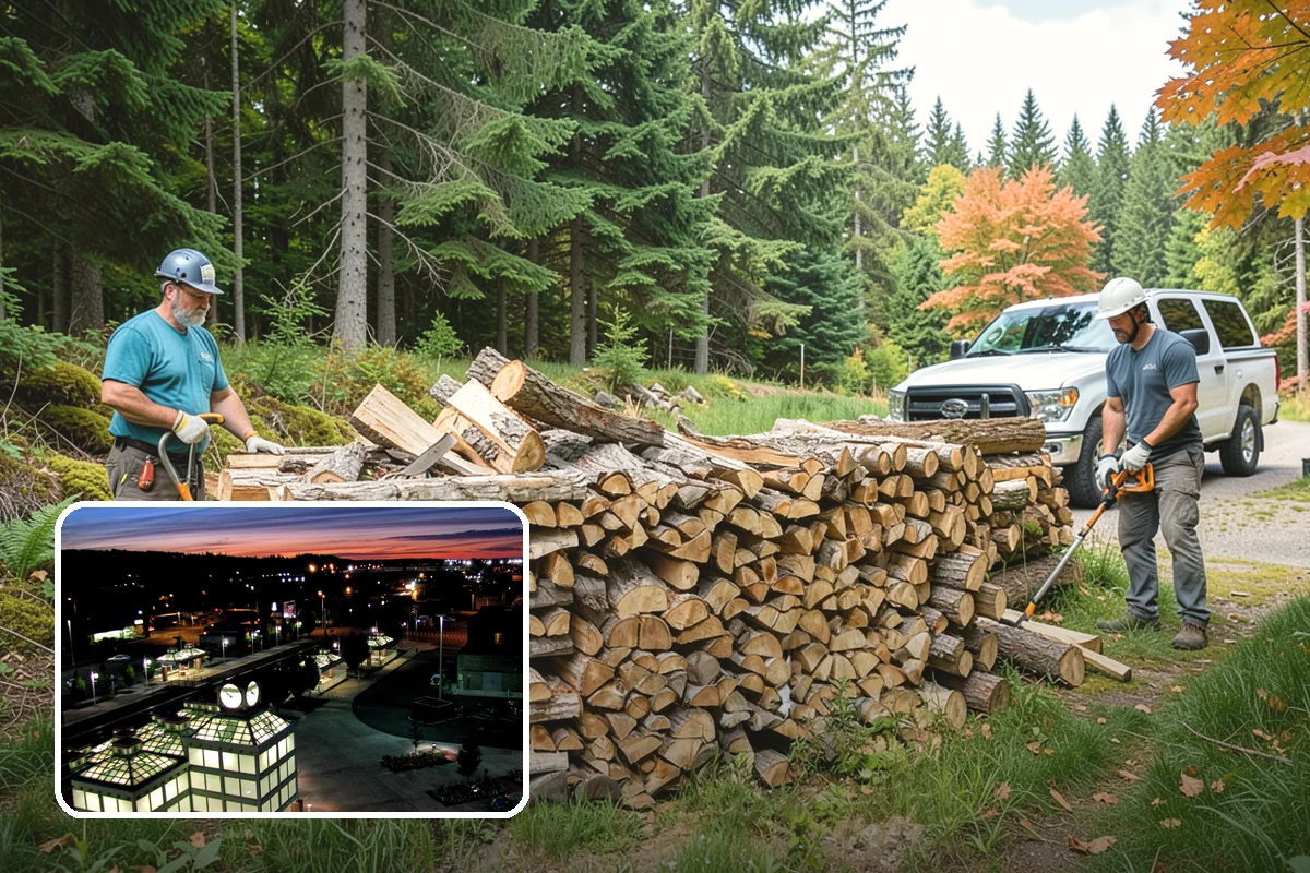 Locally Sourced Firewood in Auburn, King County, WA - Keeps the supply chain short and regional