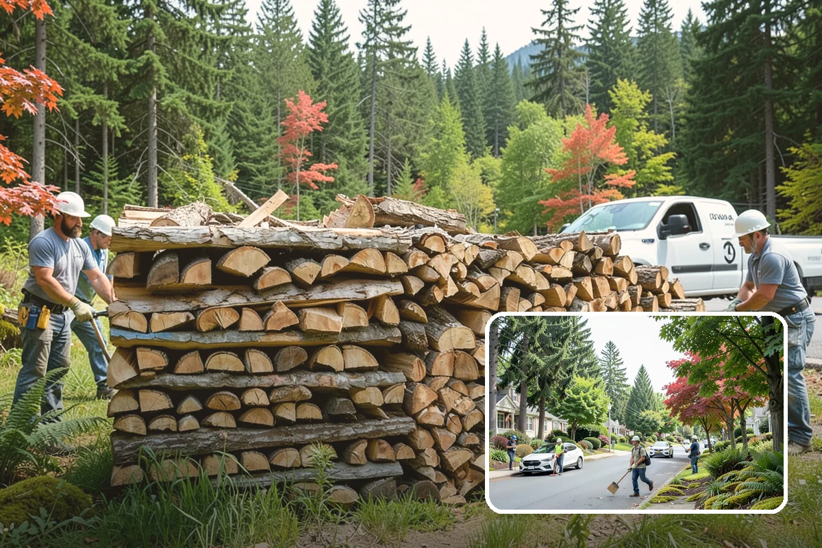 Locally Sourced Firewood in Beaux Arts Village, King County, WA - Keeps the supply chain short and regional