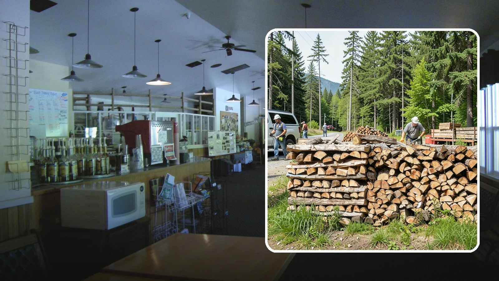 Locally Sourced Firewood in Black Diamond, King County, WA - We supply firewood gathered from right here in the Pacific Northwest, keeping the supply chain short and local.
