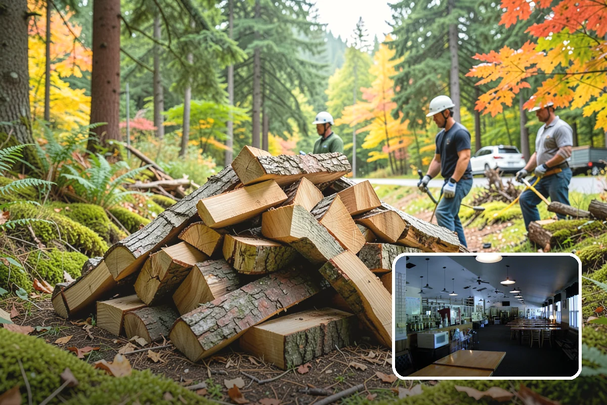 Locally Sourced Firewood in Black Diamond, King County, WA - Keeps the supply chain short and regional