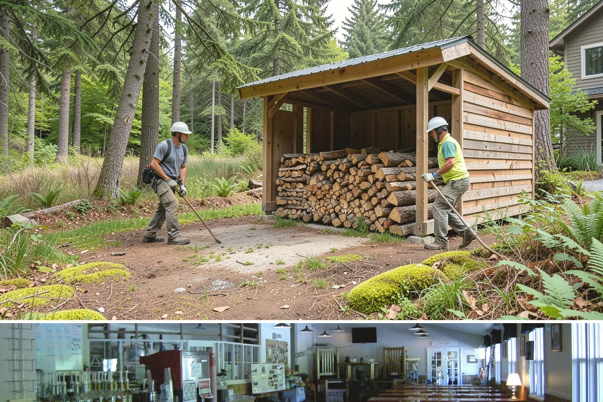 Locally Sourced Firewood in Black Diamond, King County, WA - A good choice in any season, with heightened demand as households stock local supply ahead of winter.