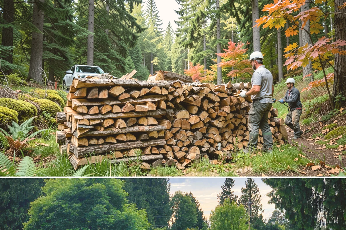 Locally Sourced Firewood in Bonney Lake, Pierce County, WA - A good choice in any season, with heightened demand as households stock local supply ahead of winter.