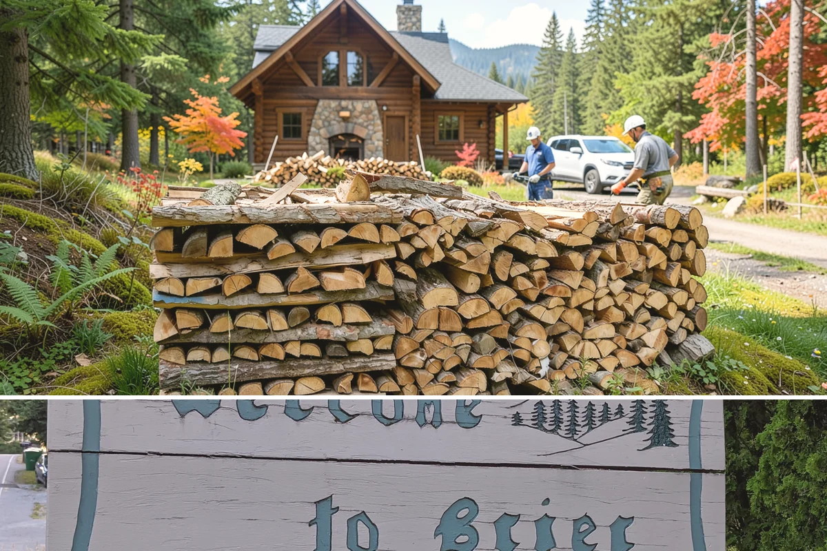 Locally Sourced Firewood in Brier, Snohomish County, WA - A good choice in any season, with heightened demand as households stock local supply ahead of winter.