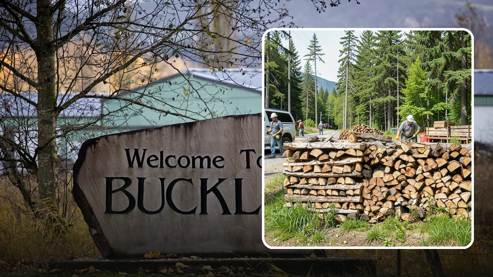 Locally Sourced Firewood in Buckley, Pierce County, WA - We supply firewood gathered from right here in the Pacific Northwest, keeping the supply chain short and local.